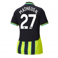 Camisa de time de futebol Manchester City Matheus Nunes #27 Replicas 2º Equipamento Feminina 2024-25 Manga Curta